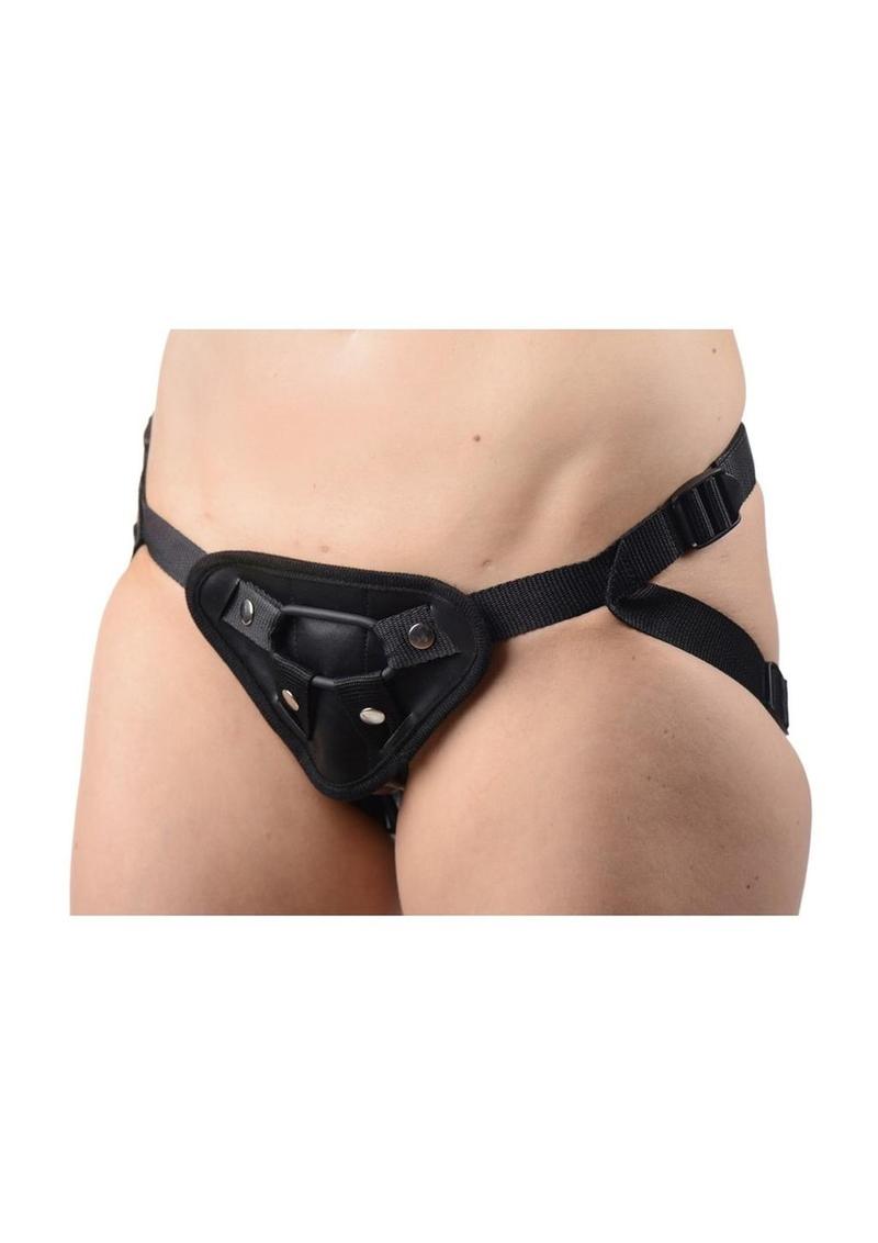 Strap U Sutra Fleece-Lined Strap-On Harness with Mini Vibe Pouch