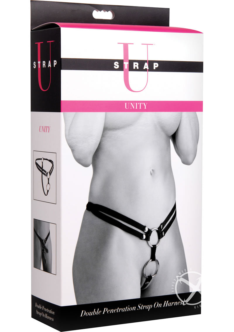 U Strap Unity Double Penetration Strap-On Harness