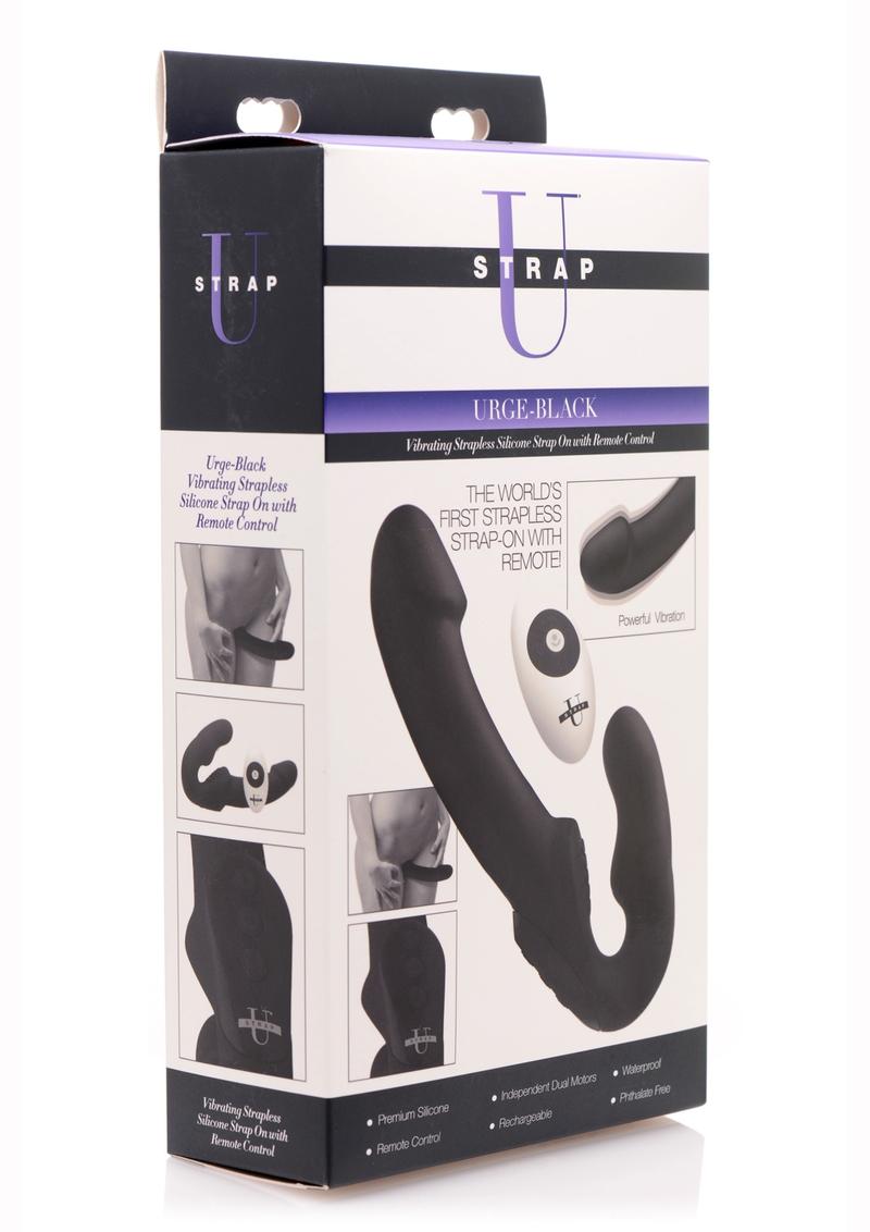 Strap U Urge Vibrating Strapless Strap-On with Remote Control