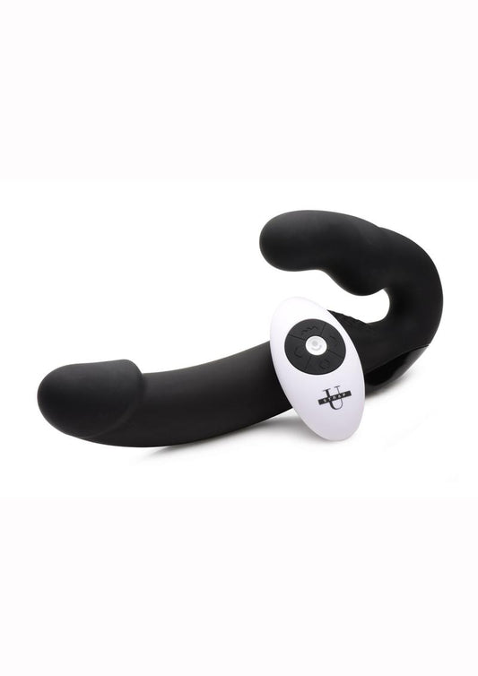 Strap U Urge Vibrating Strapless Strap-On with Remote Control