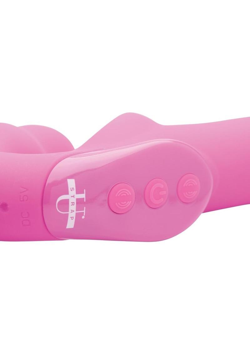 Strap U Urge Vibrating Strapless Strap-On with Remote Control