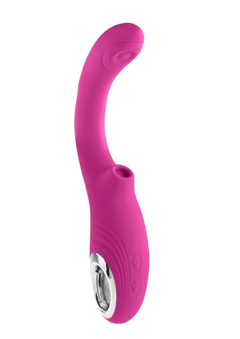 Evolved Strike A Pose Rechargeable Poseable Shaft Vibrator with Suction