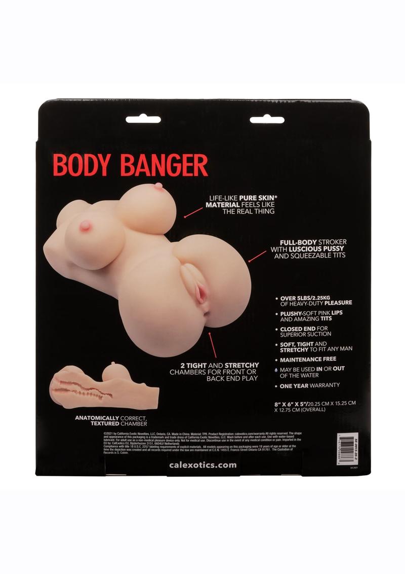 Stroke It Body Banger Masturbator Over 5 lbs Life-Like Skin