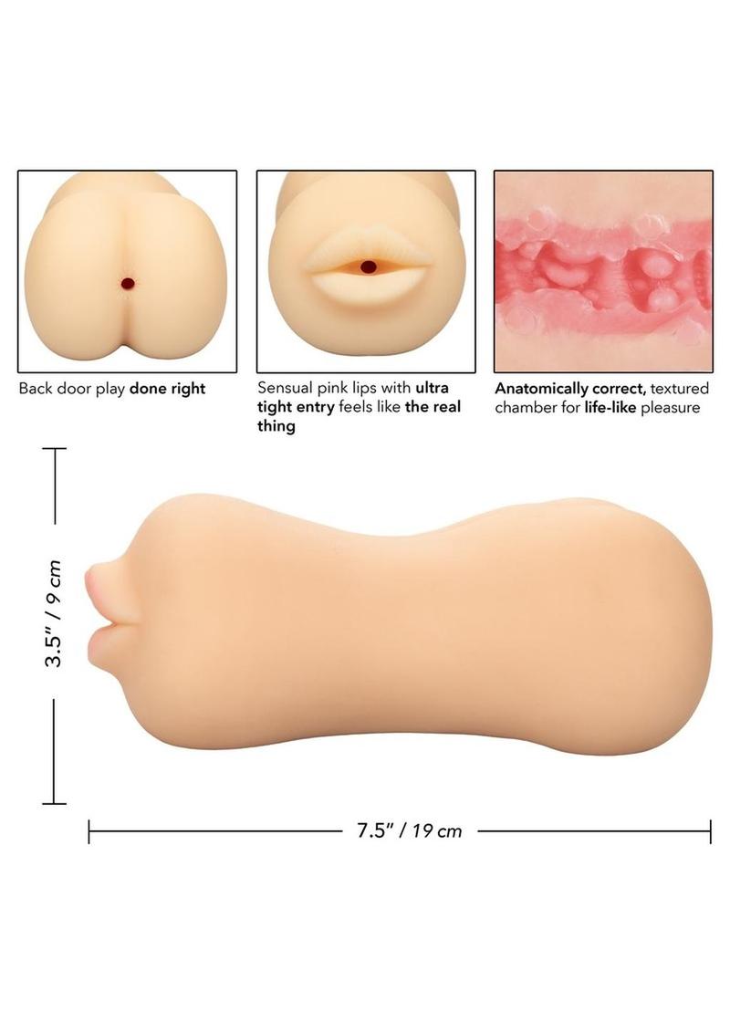CalExotics Stroke It Dual-Ended Realistic Mouth Stroker