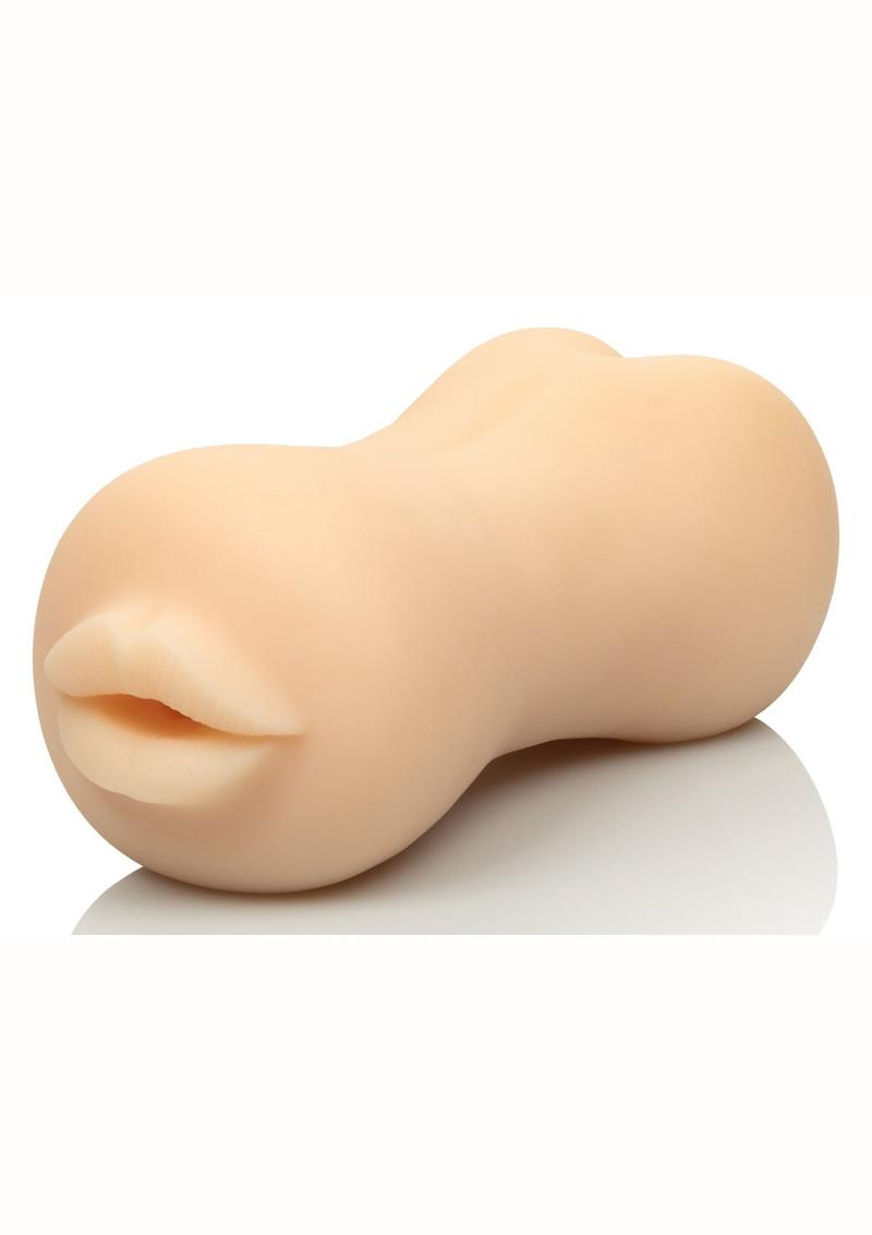 CalExotics Stroke It Dual-Ended Realistic Mouth Stroker