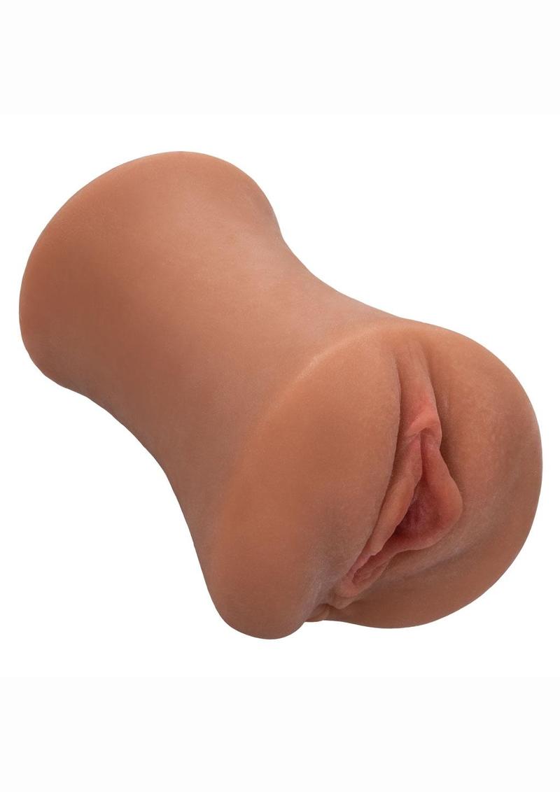 Stroke It Wet Ass Pussy Realistic Dual-Entry Caramel Stroker