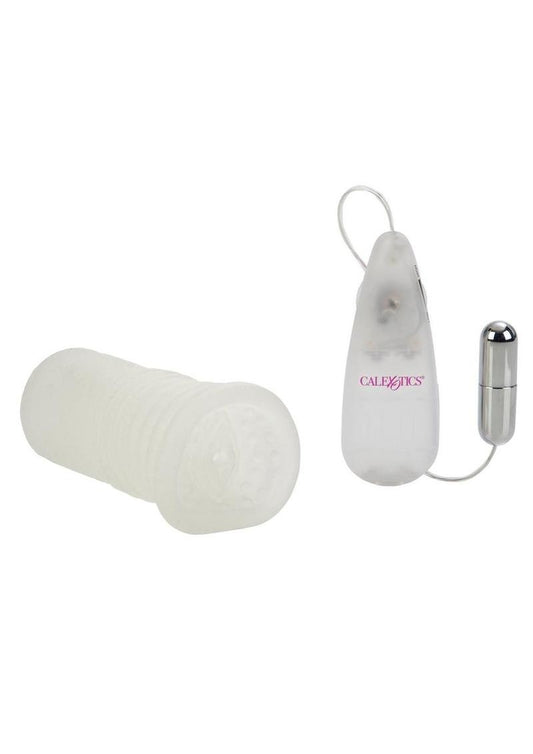 CalExotics Glow-in-the-Dark Vibrating Super Head Honcho Masturbator