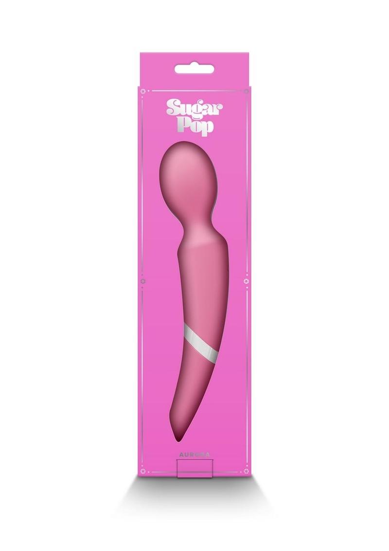 Sugar Pop Aurora Rechargeable Silicone Wand Smooth and Powerful