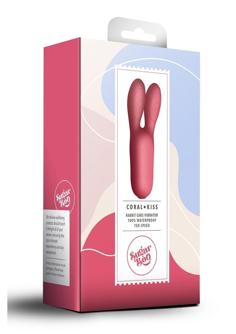 Sugarboo Coral Kiss 10-Speed Waterproof Rabbit Ears Vibrator