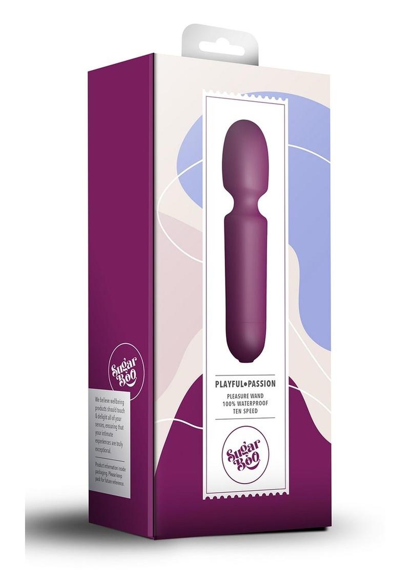 Sugar Boo Playful Passion Pleasure Wand Waterproof 10-Speed Vibrator