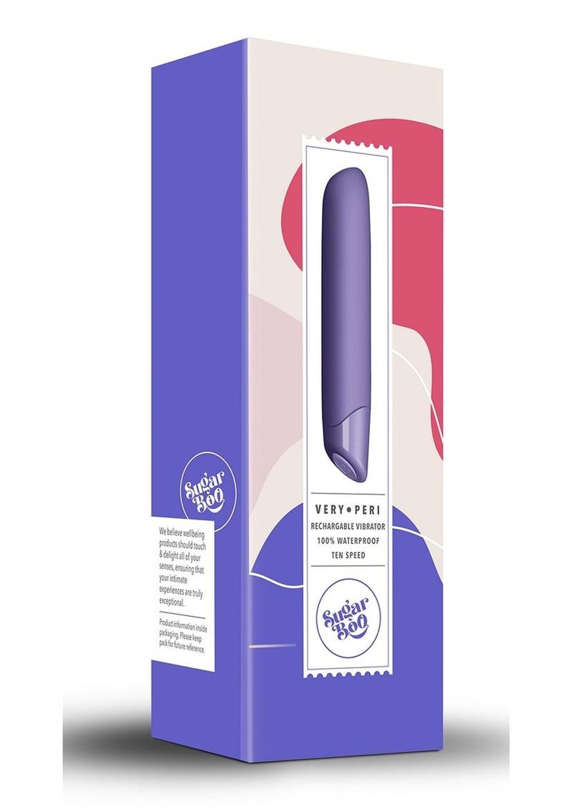 Sugar Boo Very Peri Rechargeable Vibrator Waterproof 10-Speed Vibrator