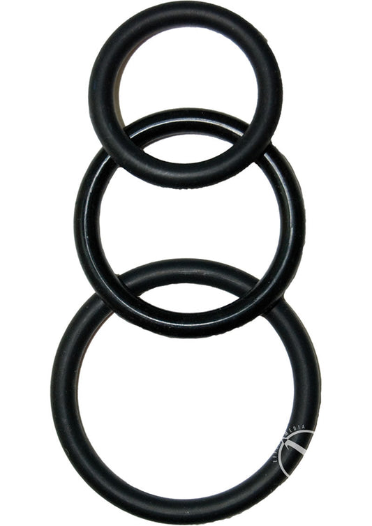 Super Silicone Cockrings 3 Pack Waterproof