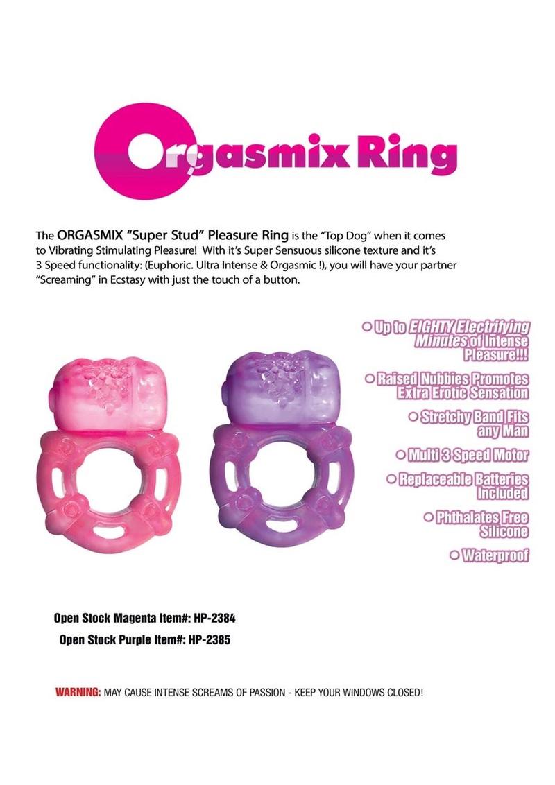 Super Stud Orgasmic Vibrating Silicone Cock Ring