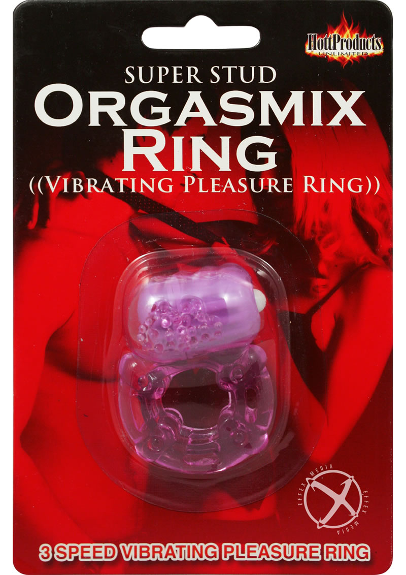 Super Stud Orgasmic Vibrating Silicone Cock Ring