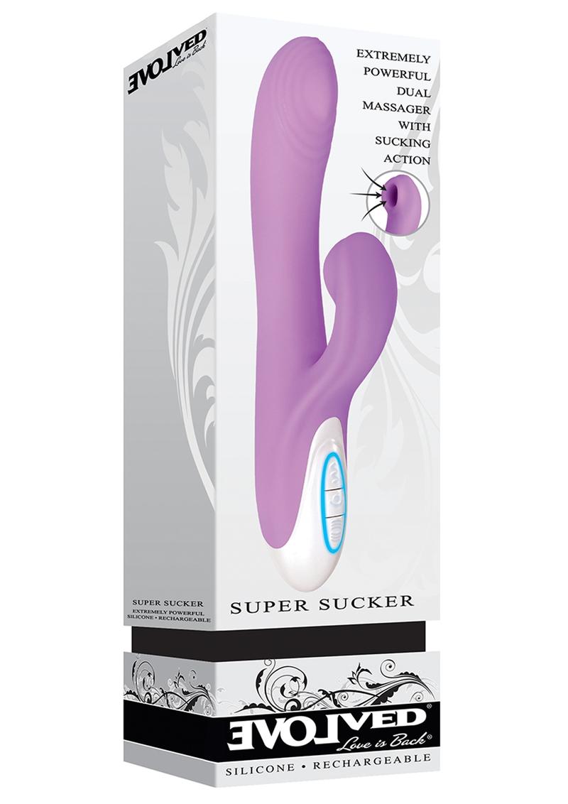 Evolved Super Sucker Dual G-Spot Vibe with Clitoral Suction Stimulation