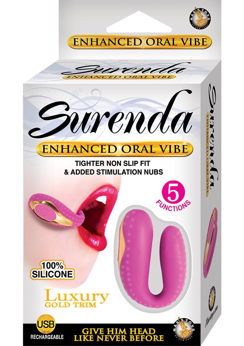 Surenda Enhanced Oral Vibe Silicone Vibrator 5 Functions