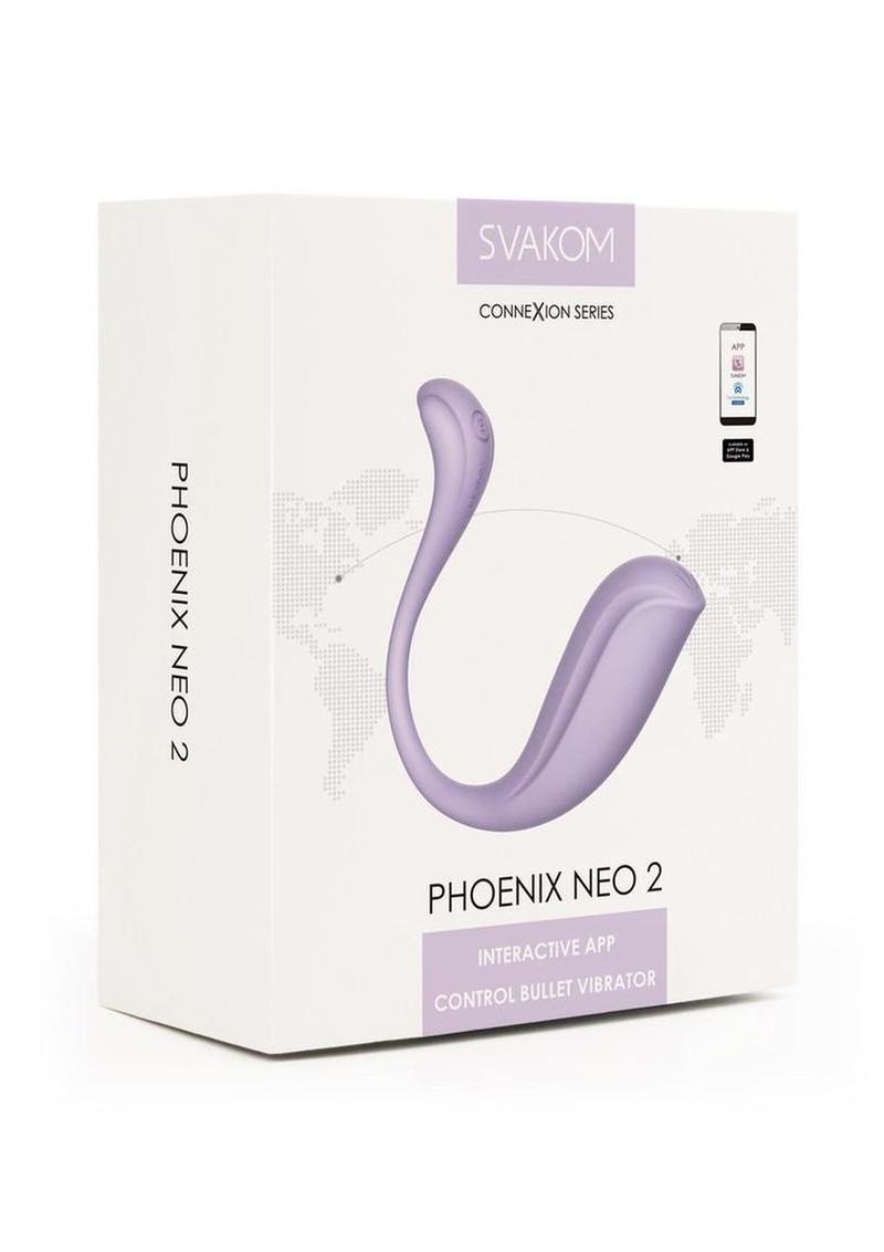 Svakom Phoenix Neo 2 App-Controlled Silicone Bullet Vibrator