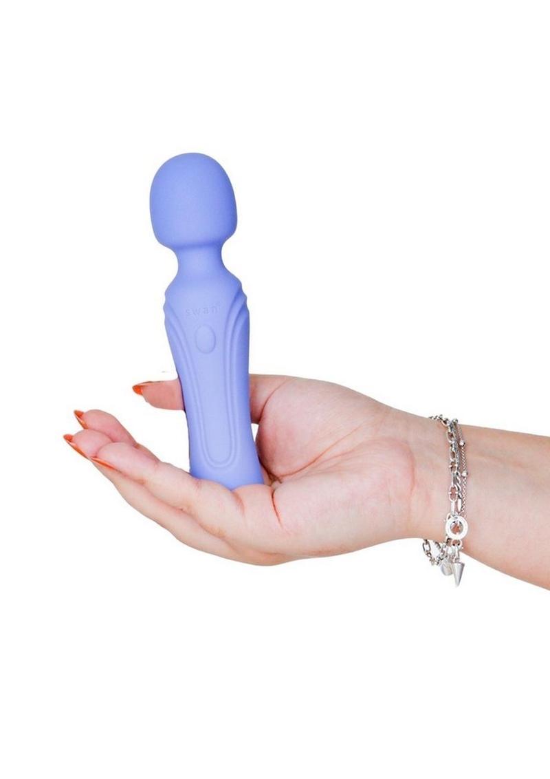 The Swan Era Wand Rechargeable Silicone Vibrator