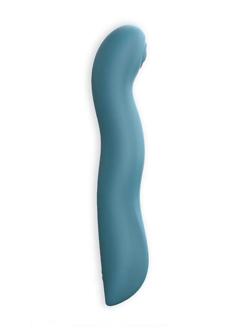 Swap Rechargeable Silicone Vibrator - Teal Me