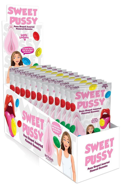 Sweet Pussy Shaped Assorted Flavored Gummies