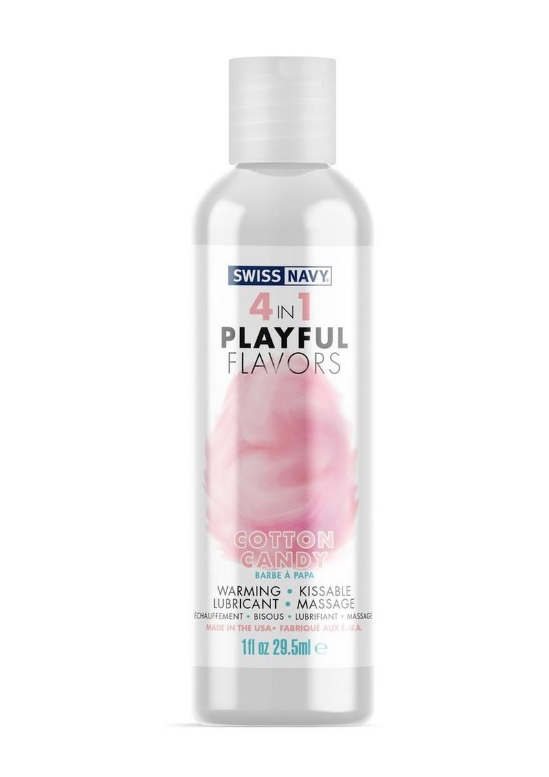 Swiss Navy 4-in-1 Cotton Candy Flavored Lubricant