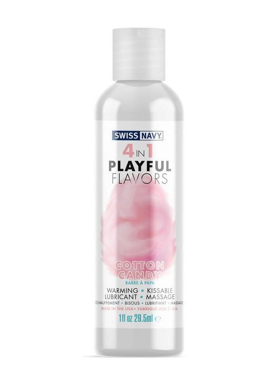 Swiss Navy 4-in-1 Cotton Candy Flavored Lubricant