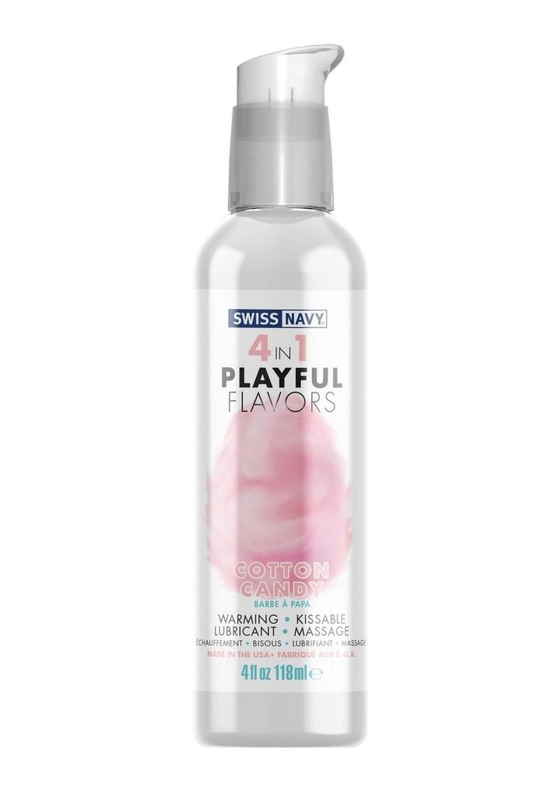 Swiss Navy 4-in-1 Cotton Candy Flavored Lubricant