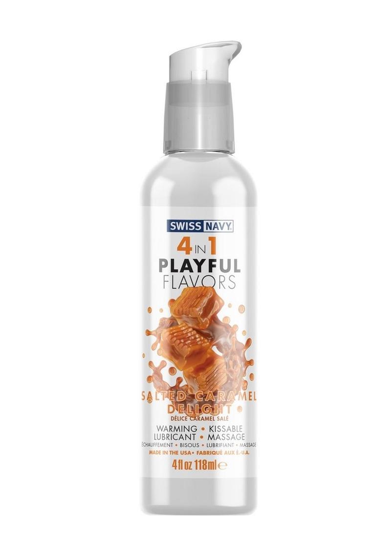 Swiss Navy 4 in 1 Flavors Lubricant Salted Caramel Delight