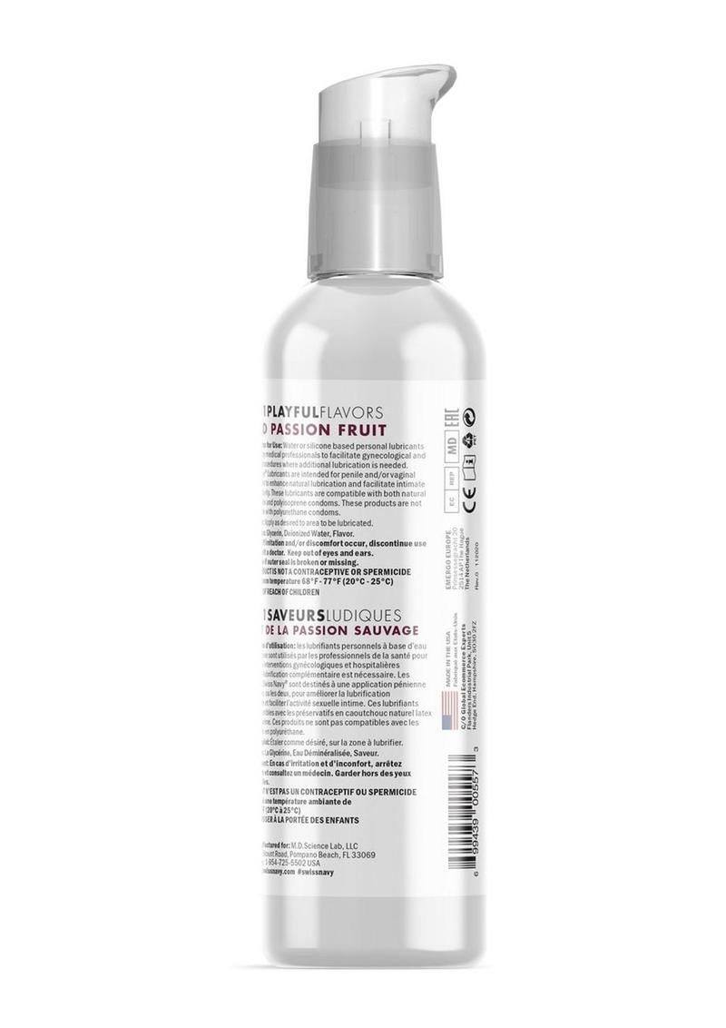 Swiss Navy 4-in-1 Wild Passion Fruit Flavored Lubricant