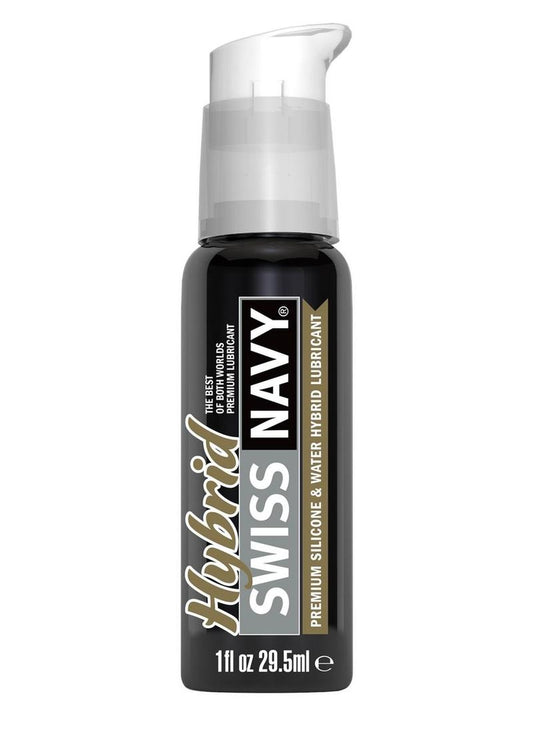 Swiss Navy Hybrid Premium Silicone And Water Lubricant