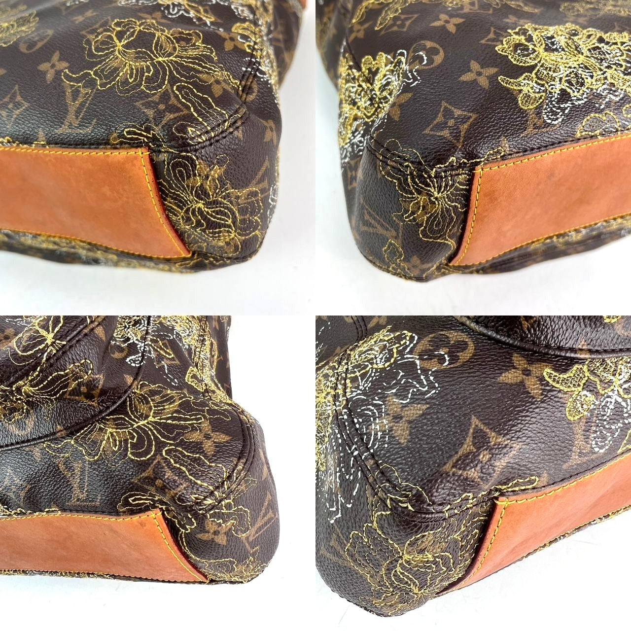 Louis Vuitton Dentelle Fersen Gold Monogram Tote Bag Limited Edition