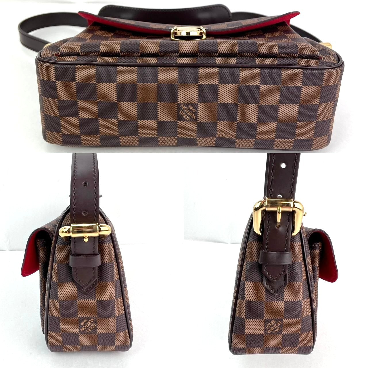 Louis Vuitton Ravello GM Damier Ebene Shoulder Bag