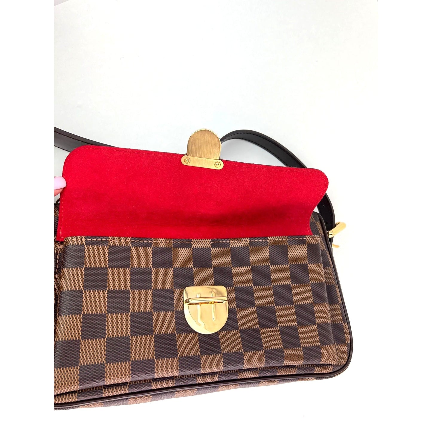 Louis Vuitton Ravello GM Damier Ebene Shoulder Bag