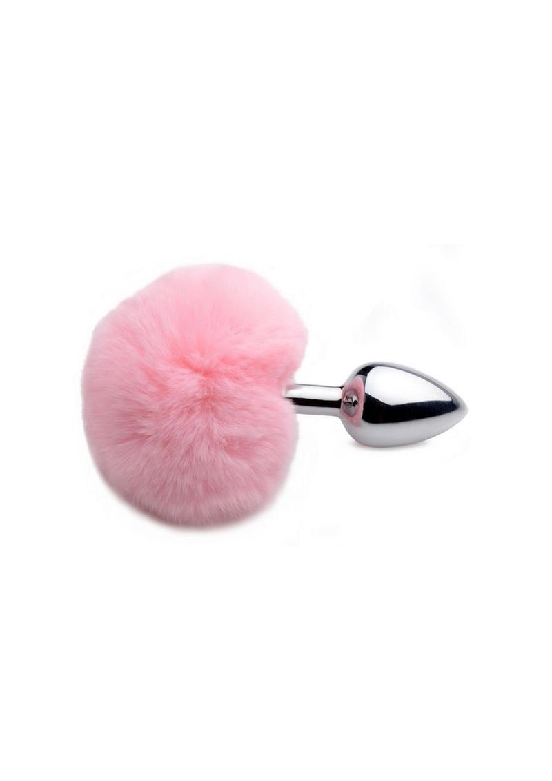 Tailz Fluffy Bunny Tail Pink Plush Rabbit Tail Anal Plug