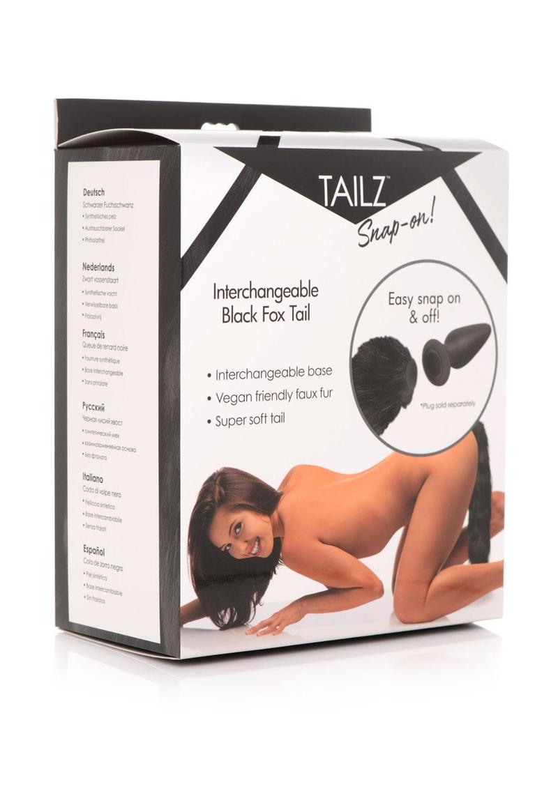Tailz Interchangeable Fox Tail Vegan Friendly Faux Fur Anal Accessory