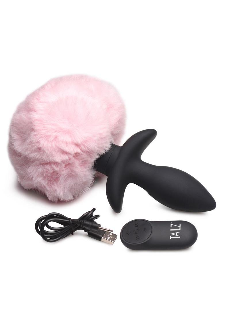 Tailz Waggers Moving And Bunny Tail Anal Plug With Remote