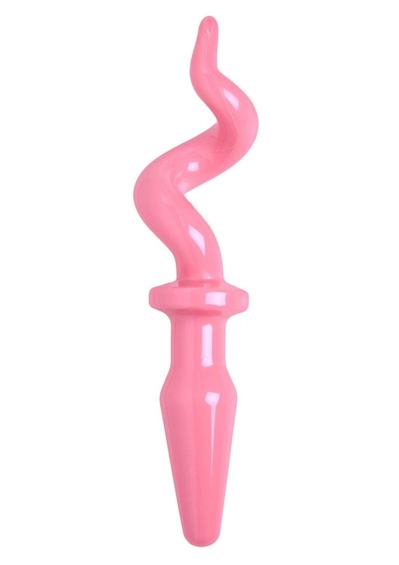 Tailz Piggy Tail Silicone Curly Tail Anal Plug