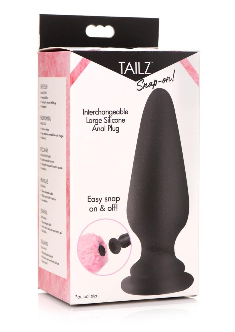 Tailz Snap-On Small Silicone Anal Plug Interchangeable