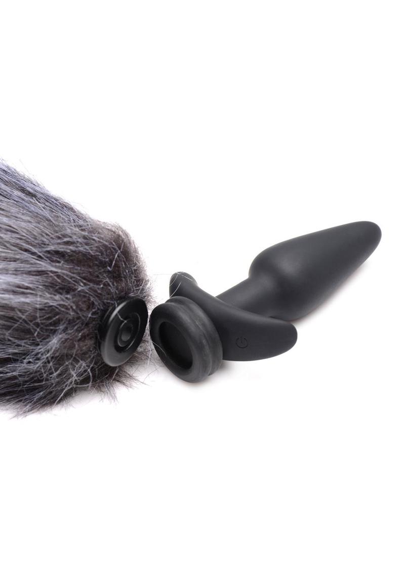 Tailz Vibrating Silicone Anal Plug Set with 3 Tails and Remote Control