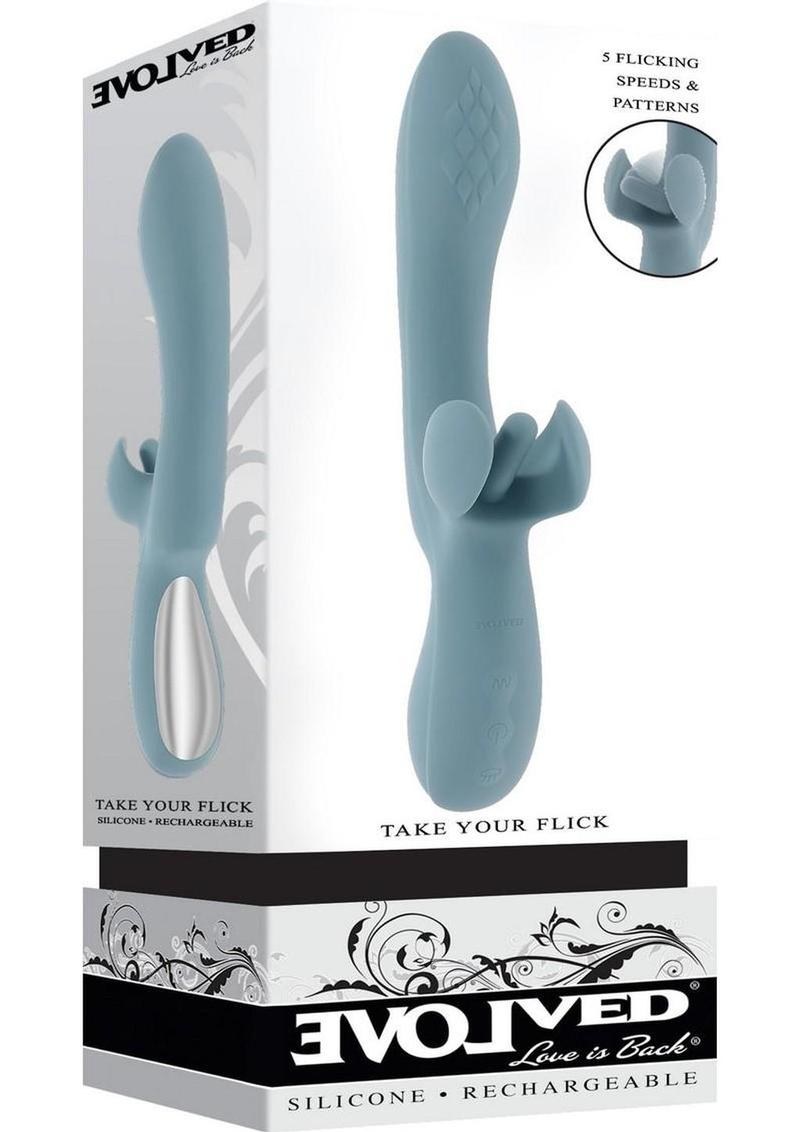 Evolved Take Your Flick Silicone Rabbit Vibrator