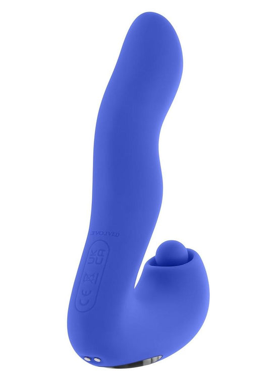 Evolved Tappity Tap Vibrator Dual Stimulation Rechargeable Silicone Toy