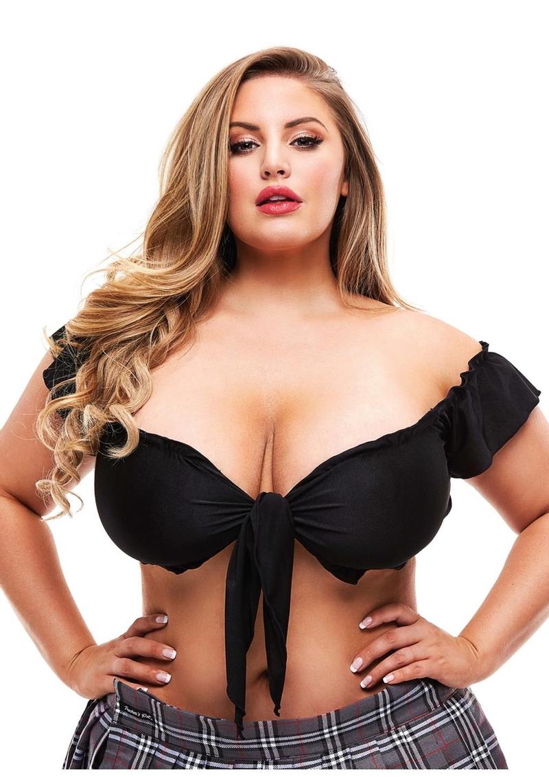 Teacher's Pet Schoolgirl Tie Top