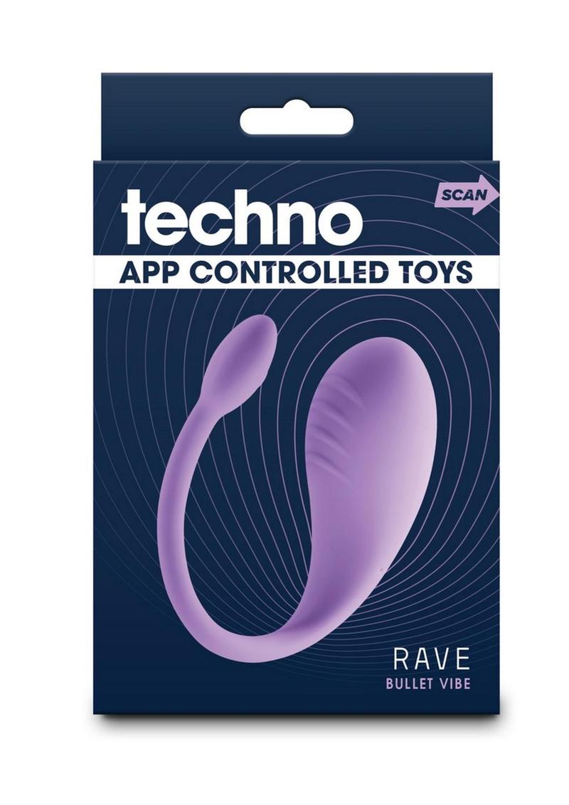 Techno Rave Rechargeable Silicone Vibrator
