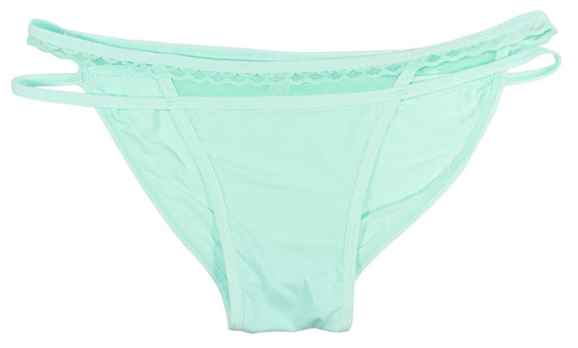 Strappy Micro Bikini with Mesh and Lace Detail