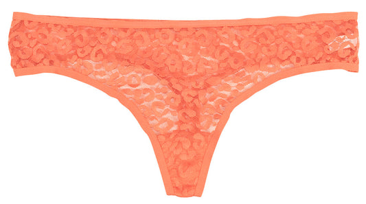 Leopard Lace Thong