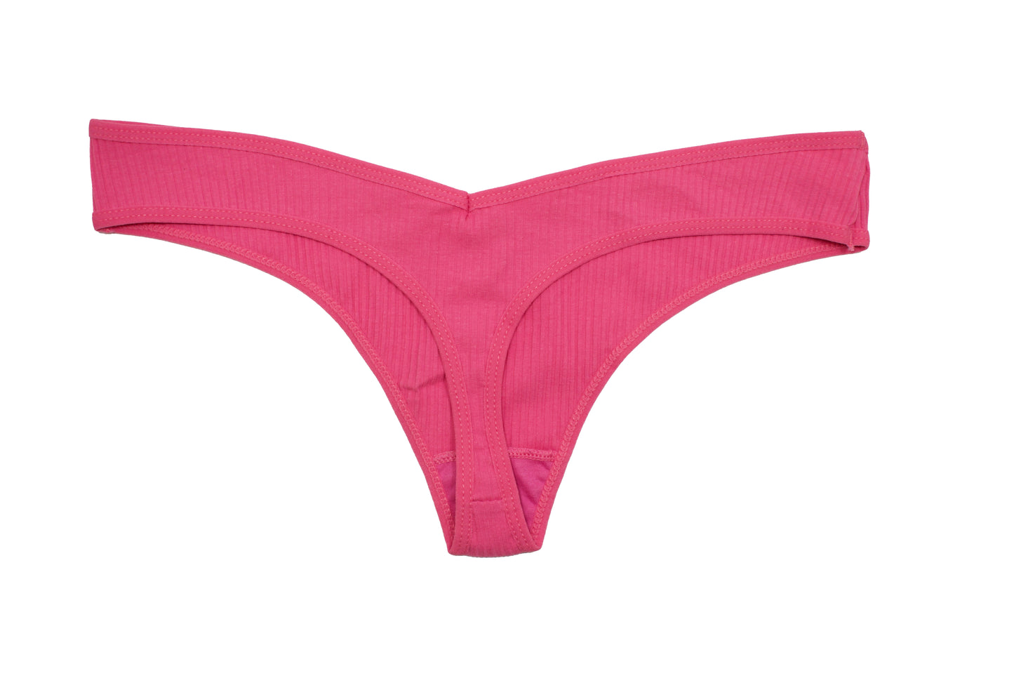 Cotton Rib Thong