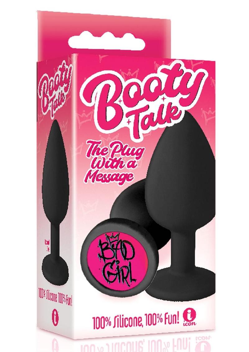 Booty Talk Bad Girl Silicone Butt Plug