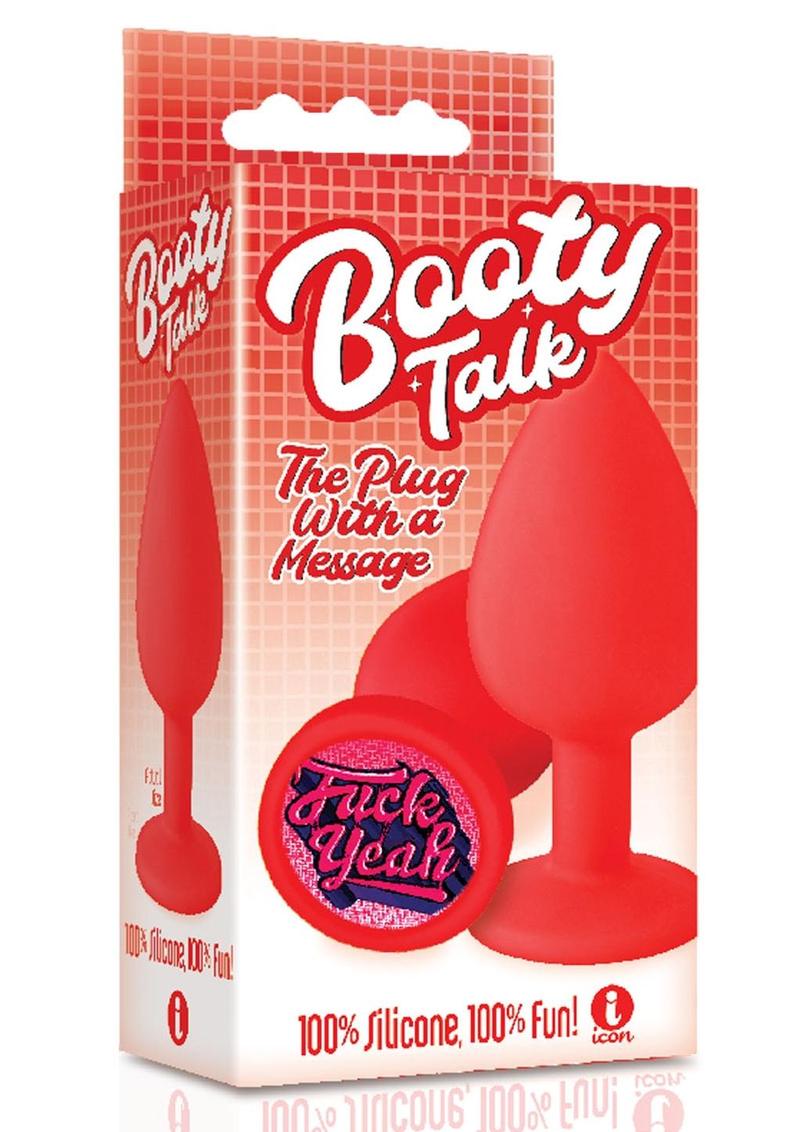 The 9's Booty Talk Silicone Butt Plug