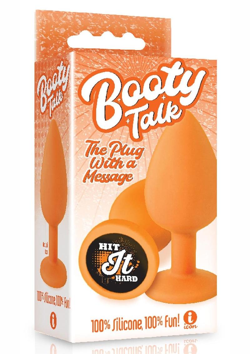 Booty Talk Hit It Hard Silicone Butt Plug