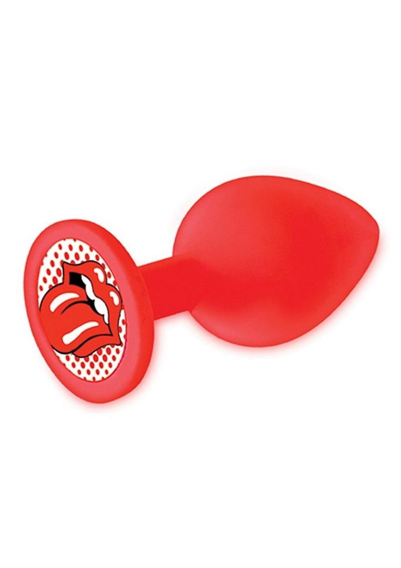 Booty Talk Silicone Butt Plug with Tongue Design